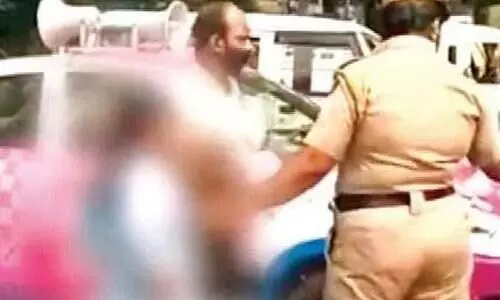 Pink police humiliate