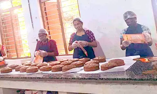 സ്‌നേഹസന്ദേശവുമായി സേവികയുടെ കേക്കുകള്‍ ഇക്കുറിയും