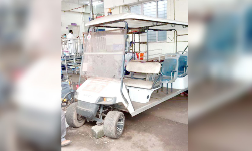 കോ​ട്ട​യം മെഡിക്കൽ കോളജിലെ ബഗി വാഹനങ്ങൾ കട്ടപ്പുറത്ത്