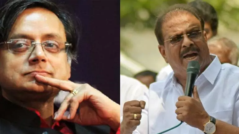 പാർട്ടിക്ക് വിധേയപ്പെട്ടിട്ടില്ലെങ്കിൽ ശശി തരൂർ പാർട്ടിയിൽ ഉണ്ടാകില്ല -കെ. സുധാകരൻ പാർട്ടിക്ക് വിധേയപ്പെട്ടിട്ടില്ലെങ്കിൽ ശശി തരൂർ പാർട്ടിയിൽ ഉണ്ടാകില്ല -കെ. സുധാകരൻ