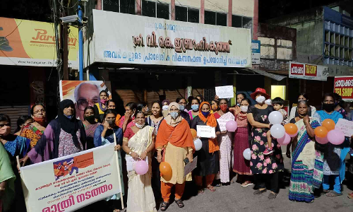 രാത്രി നടത്തവുമായി കടുങ്ങല്ലൂർ പഞ്ചായത്ത്