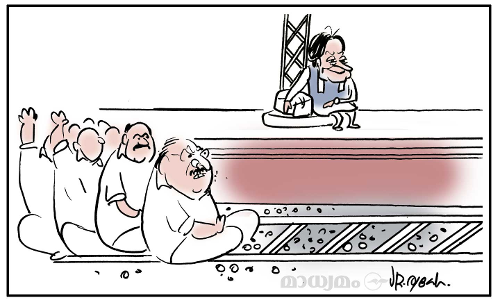 കെ-റെയിൽവേ സ്റ്റേഷനിൽ...