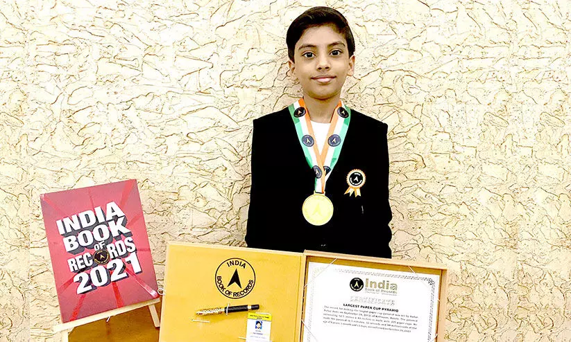 ഇന്ത്യ ബുക്ക് ഓഫ് റെക്കോഡ്സ് നിറവില് ഒമ്പത് വയസ്സുകാരന് ബദര് നുഫൈല് ഇന്ത്യ ബുക്ക് ഓഫ് റെക്കോഡ്സ് നിറവില് ഒമ്പത് വയസ്സുകാരന് ബദര് നുഫൈല്