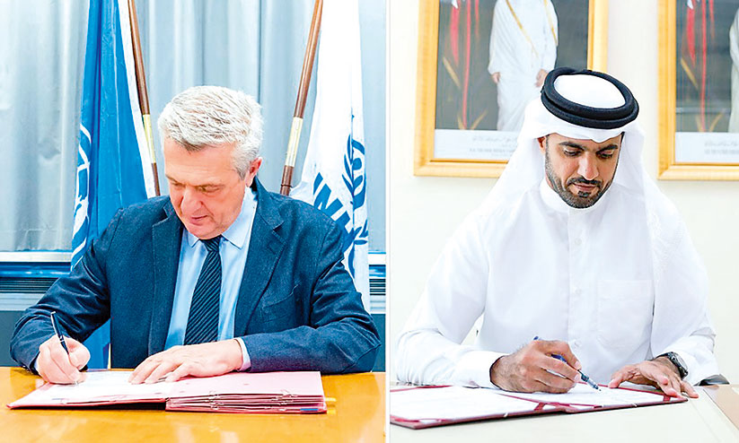 ജീവകാരുണ്യ പ്രവർത്തനങ്ങൾക്ക് യു.എൻ.എച്ച്.സി.ആറിന് ഖത്തറിന്റെ സഹായം ജീവകാരുണ്യ പ്രവർത്തനങ്ങൾക്ക് യു.എൻ.എച്ച്.സി.ആറിന് ഖത്തറിന്റെ സഹായം