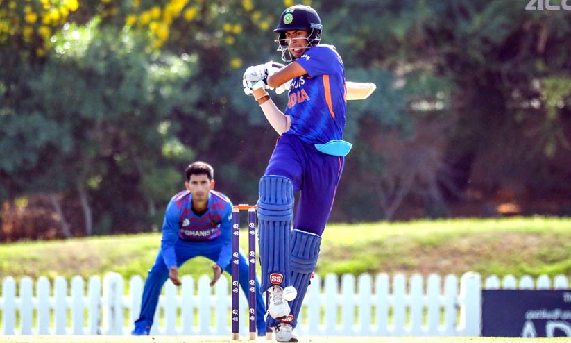 അണ്ടർ 19 ഏഷ്യ കപ്പ്: അഫ്ഗാനെ തോൽപിച്ച് ഇന്ത്യ സെമിയിൽ അണ്ടർ 19 ഏഷ്യ കപ്പ്: അഫ്ഗാനെ തോൽപിച്ച് ഇന്ത്യ സെമിയിൽ