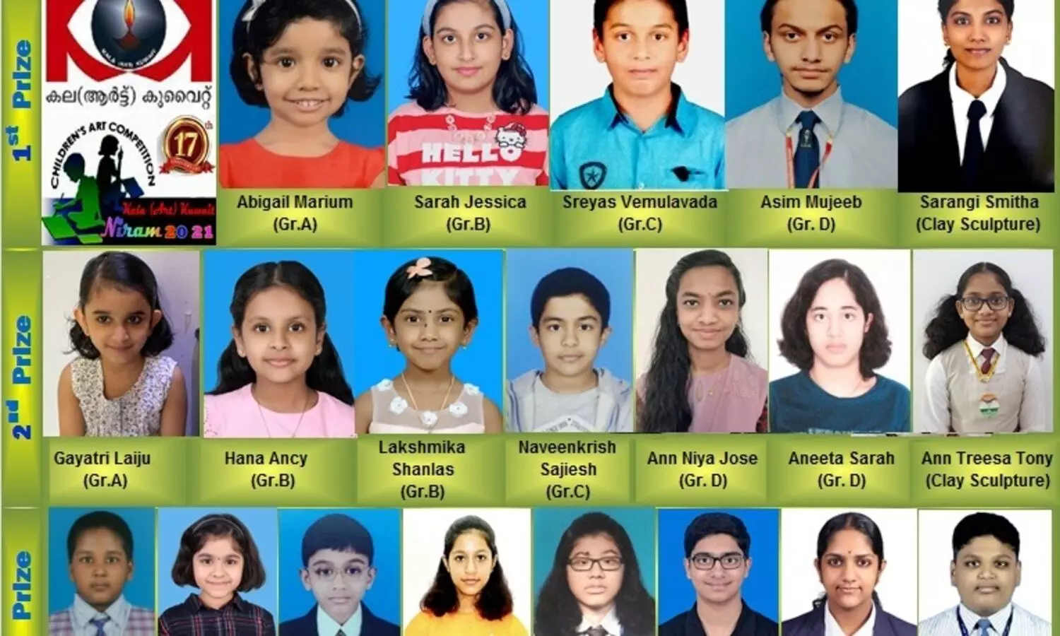 നിറം ചിത്രരചന: ലേണേഴ്സ് ഓൺ അക്കാദമി ഓവറോൾ ജേതാക്കൾ