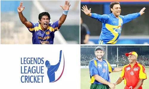 പ​ഴ​യ പ​ട​ക്കു​തി​ര​ക​ൾ വീ​ണ്ടും ക​ള​ത്തി​ൽ; ലെ​ജ​ൻ​ഡ് ക്രി​ക്ക​റ്റ് തീ​പ്പാ​റും