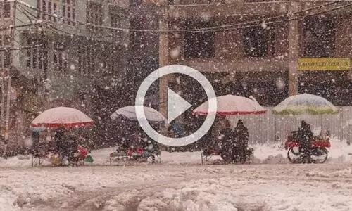 മഞ്ഞ് പുതച്ച് ജമ്മു കശ്മീരും ഉത്തരാഖണ്ഡും; ‌‌കാണാം മനോഹര ദൃശ്യങ്ങൾ