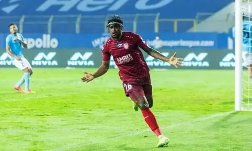 ഹാ​ട്രി​ക്​ ബ്രൗ​ൺ; മുമ്പന്മാരെ തളച്ച്​ നോ​ർ​ത്ത്​ ഈ​സ്റ്റ്​ യു​നൈ​റ്റ​ഡ്