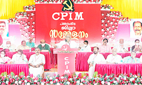 പത്തനംതിട്ടയിൽ വിഭാഗീയതയുടെ അവശിഷ്ടങ്ങൾ നിലനിൽക്കുന്നുവെന്ന് സംഘടനാ റിപ്പോർട്ട് പത്തനംതിട്ടയിൽ വിഭാഗീയതയുടെ അവശിഷ്ടങ്ങൾ നിലനിൽക്കുന്നുവെന്ന് സംഘടനാ റിപ്പോർട്ട്