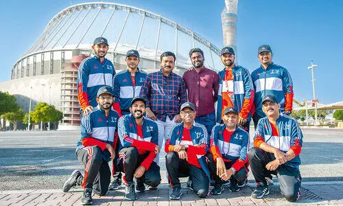 അറബ്​ കപ്പിൽ സേവനസന്നദ്ധരായി മലയാളി അലുമ്​നി