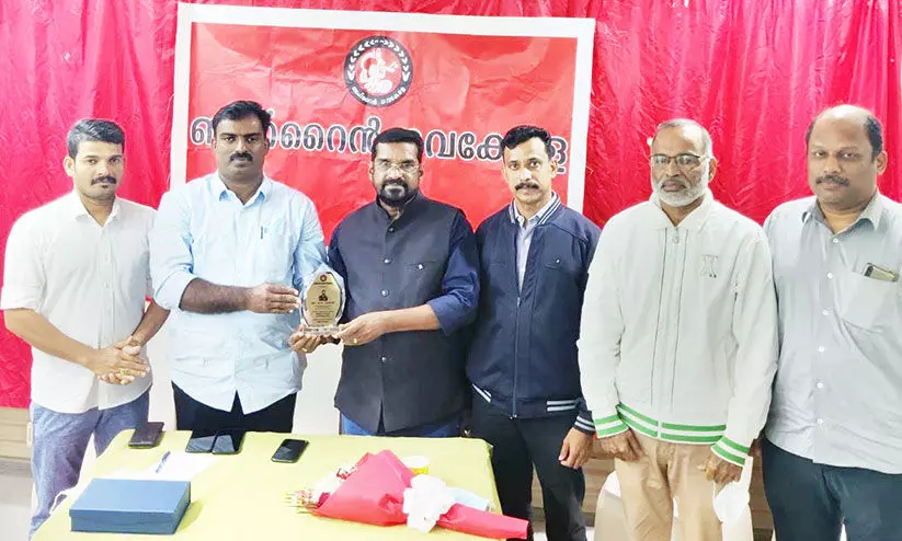 എ.പി. ജയന് ബഹ്റൈൻ നവകേരള സ്വീകരണം നൽകി എ.പി. ജയന് ബഹ്റൈൻ നവകേരള സ്വീകരണം നൽകി