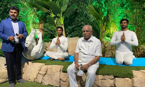 Yediyurappa in Dubai