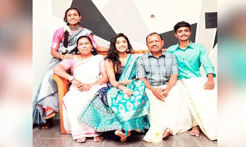 International Powerlifting Star V.N. Raju and his wife A.B. Manju