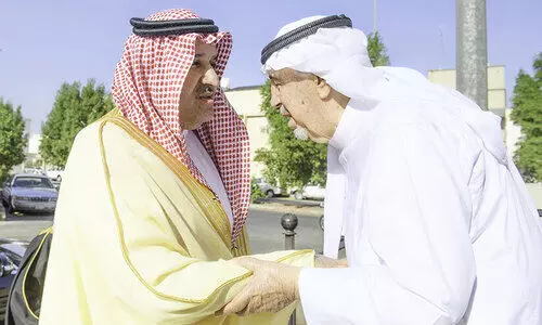 സൗ​ദി പൗ​ര​ത്വം ല​ഭി​ച്ച കാ​ലി​ഗ്രാ​ഫ​റെ അ​ഭി​ന​ന്ദി​ച്ചു