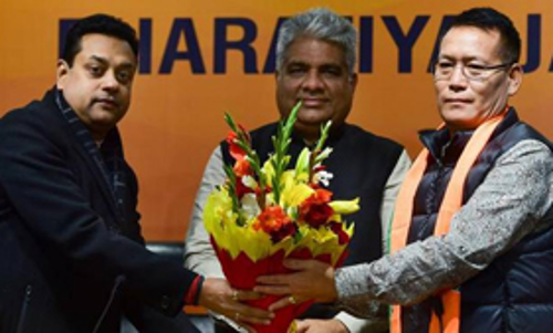 മണിപ്പൂർ മന്ത്രി ബി.ജെ.പിയിൽ ചേർന്നു