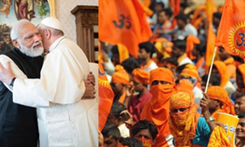 ക്രിസ്ത്യാനികളുടെ കുറ്റകൃത്യങ്ങൾക്ക് പോപ്പ്​ മാപ്പ് പറയണമെന്ന് വി.എച്ച്​.പി