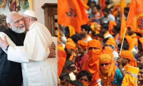 ക്രിസ്ത്യാനികളുടെ കുറ്റകൃത്യങ്ങൾക്ക് പോപ്പ്​ മാപ്പ് പറയണമെന്ന് വി.എച്ച്​.പി