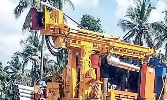 Even before the summer Tubewell Construction work Even before the summer Tubewell Construction work