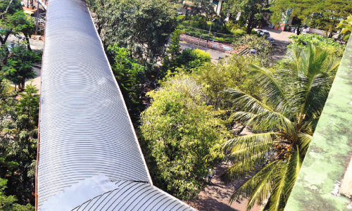 കോ​ഴി​ക്കോ​ട് ഗവ. മെഡിക്കൽ കോളജിൽ ആകാശപാത സജ്ജം