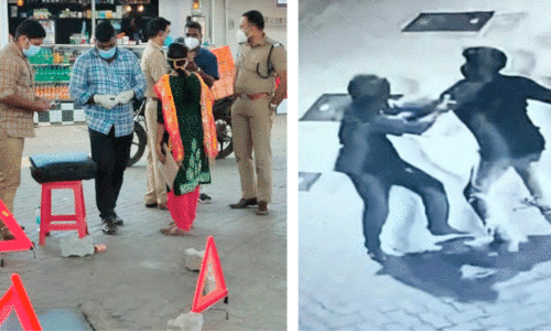 പെട്രോൾ പമ്പിൽ ഗുണ്ടാ ആക്രമണം