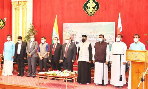 ഇ​ന്ത്യ@75 ആ​ഘോ​ഷ​വു​മാ​യി സെ​ന്‍റ്​​ മേ​രീ​സ് ക​ത്തീ​ഡ്ര​ൽ