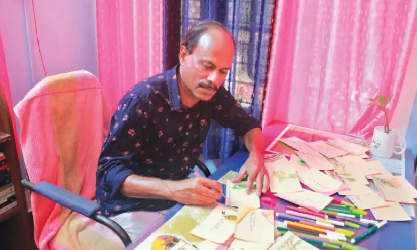 മുടങ്ങാതെ എത്തുന്നുണ്ട്​; ജയ‍‍ന്‍റെ പോസ്റ്റ്​ കാർഡിലെ പുതുവത്സര ആശംസ