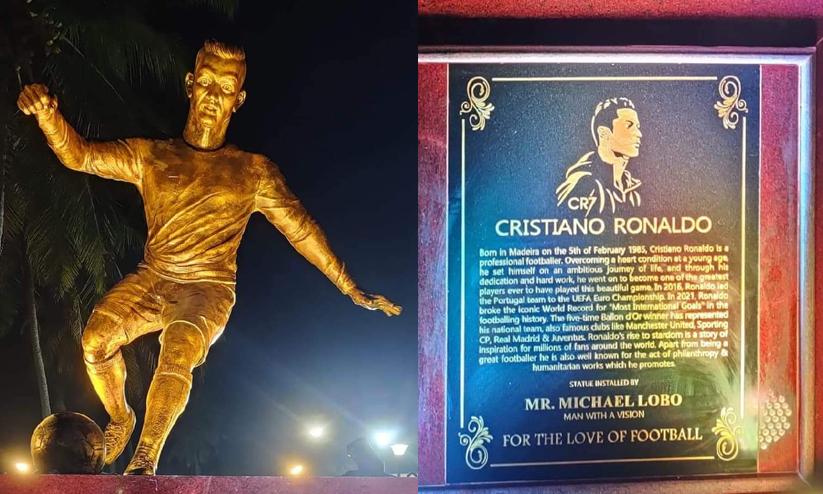 Cristiano Ronaldos statue