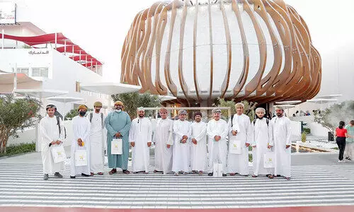 ദു​ബൈ എ​ക്സ്​​പോ​യി​ൽ ഒ​മാ​ൻ പ​വി​ലി​യ​ൻ