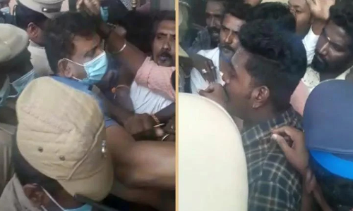 കോയമ്പത്തൂരിൽ പൊലീസുകാരെ കൈയേറ്റം ചെയ്ത ആർ.എസ്​.എസ് പ്രവർത്തകർ അറസ്റ്റിൽ