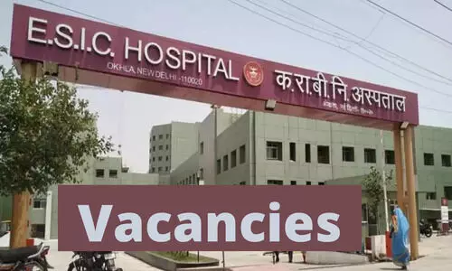 ഇ.എസ്​.​ഐ കോർപറേഷനിൽ മൾട്ടി ടാസ്​കിങ്​ സ്റ്റാഫ്​, യു.ഡി ക്ലർക്ക്​, സ്​റ്റെനോഗ്രാഫർ