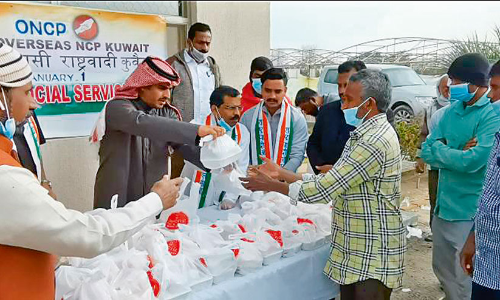 ഒ.​എ​ൻ.​സി.​പി പു​തു​വ​ത്സ​ര ദി​ന കി​റ്റു​ക​ൾ ന​ൽ​കി