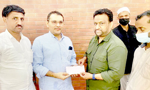 ഹ​രി​ത സാ​ന്ത്വ​നം ഫ​ണ്ട് കൈ​മാ​റി