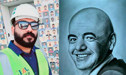 ക​രി​യ​ല്ല; സു​ൽ​ഫി വ​ര​ച്ചി​ടു​ന്ന​ത്​ ജീ​വ​നാ​ണ്​