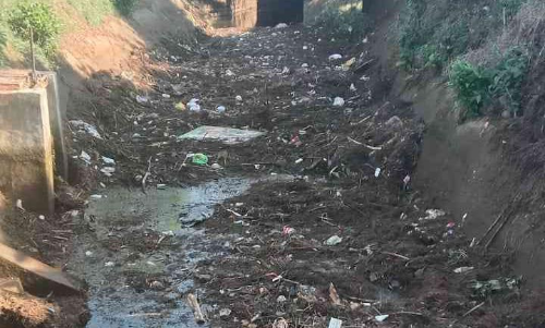 പെരിയാർവാലി കനാലിൽ മാലിന്യം കെട്ടിക്കിടക്കുന്നു
