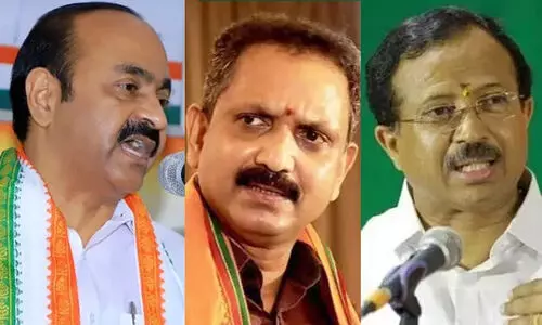 vd satheesan, v muraleedharan, k surendran