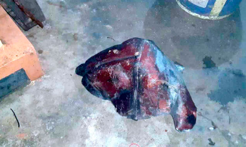 അ​ടു​ക്ക​ള​യി​ൽ​നി​ന്ന് തീ ​പ​ട​ർ​ന്ന് ഗ്യാസ് സിലിണ്ടർ പൊട്ടിത്തെറിച്ചു