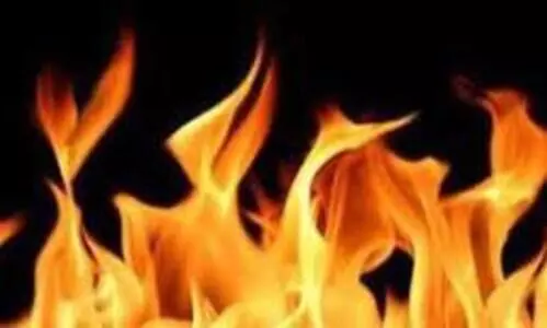 എ​സ്.​ഡി.​പി.​ഐ നേ​താ​വി‍ന്‍റെ വീ​ടി​ന് മു​ന്നി​ലെ ഷെ​ഡി​ന് തീ​യി​ട്ടു