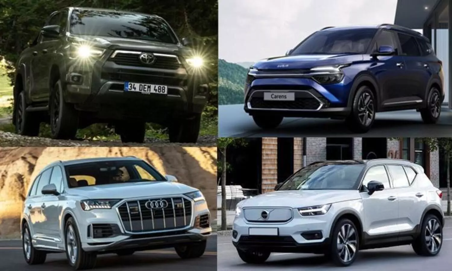 കാറൻസ്​ മുതൽ ഹൈലക്സ്​ വരെ; ജനുവരിയിലെ ആറ്​​ വമ്പൻ വാഹന ലോഞ്ചുകൾ ഇതാണ്