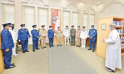 സൗ​ദി സാ​യു​ധ സേ​ന​ മേ​ധാ​വി നാ​ഷ​ന​ൽ ഡി​ഫ​ൻ​സ് കോ​ള​ജ് സ​ന്ദ​ർ​ശി​ച്ചു