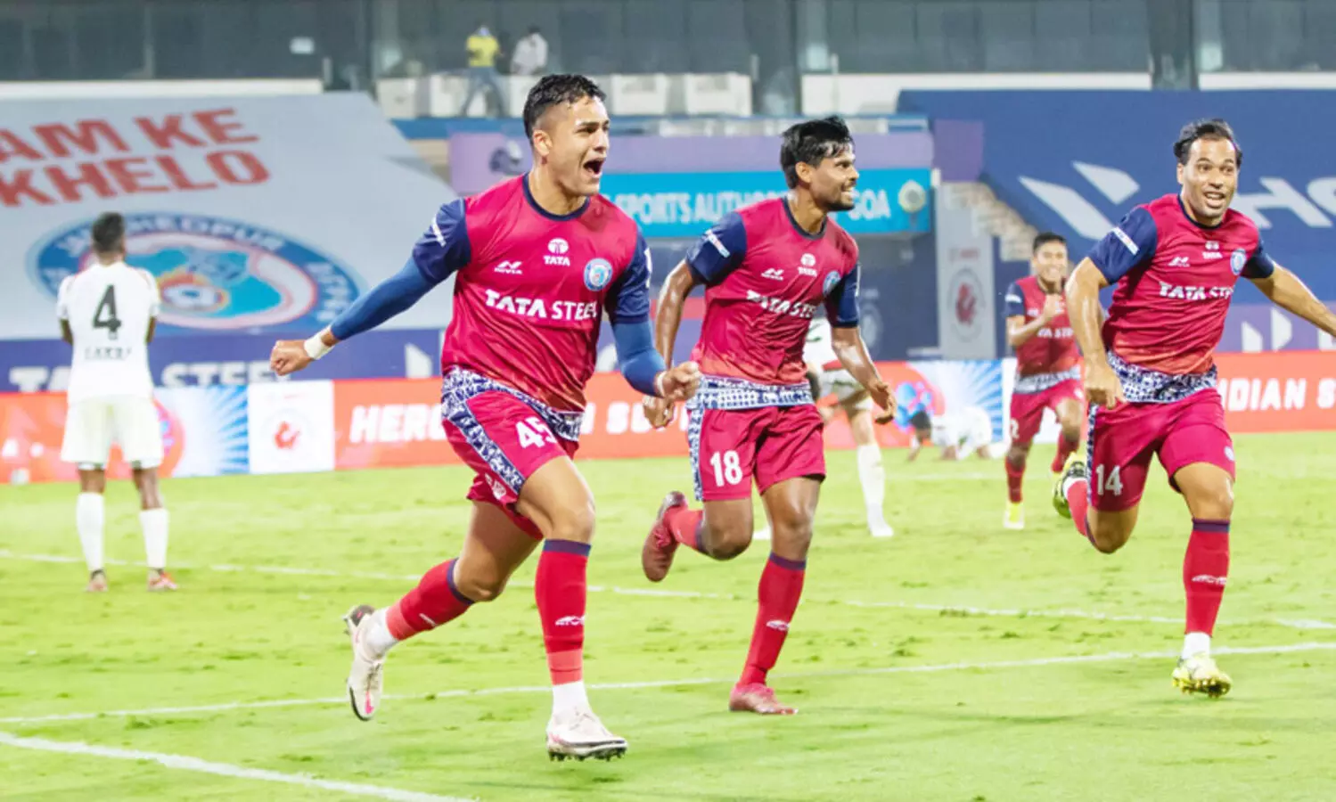 ആവേശപ്പോരിൽ ജാംഷഡ്​പുർ; നോർത്ത് ഈസ്റ്റിനെ തകർത്തത് 3-2ന്