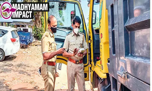 Speed of lorries Department of Motor Vehicles with rigorous inspection Speed of lorries Department of Motor Vehicles with rigorous inspection