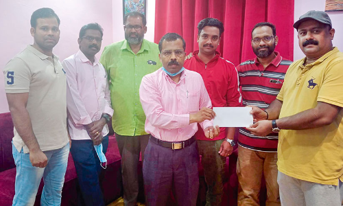 വേലൂർ ഒരുമ കുവൈത്ത്​ ചികിത്സ സഹായം കൈമാറി