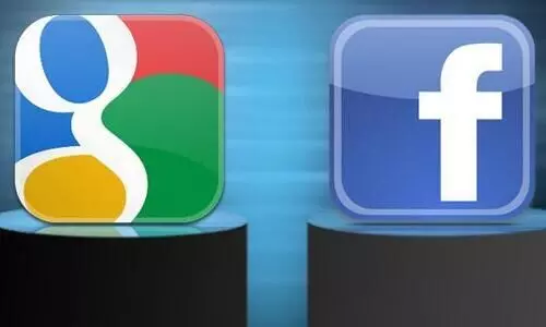 facebook and google
