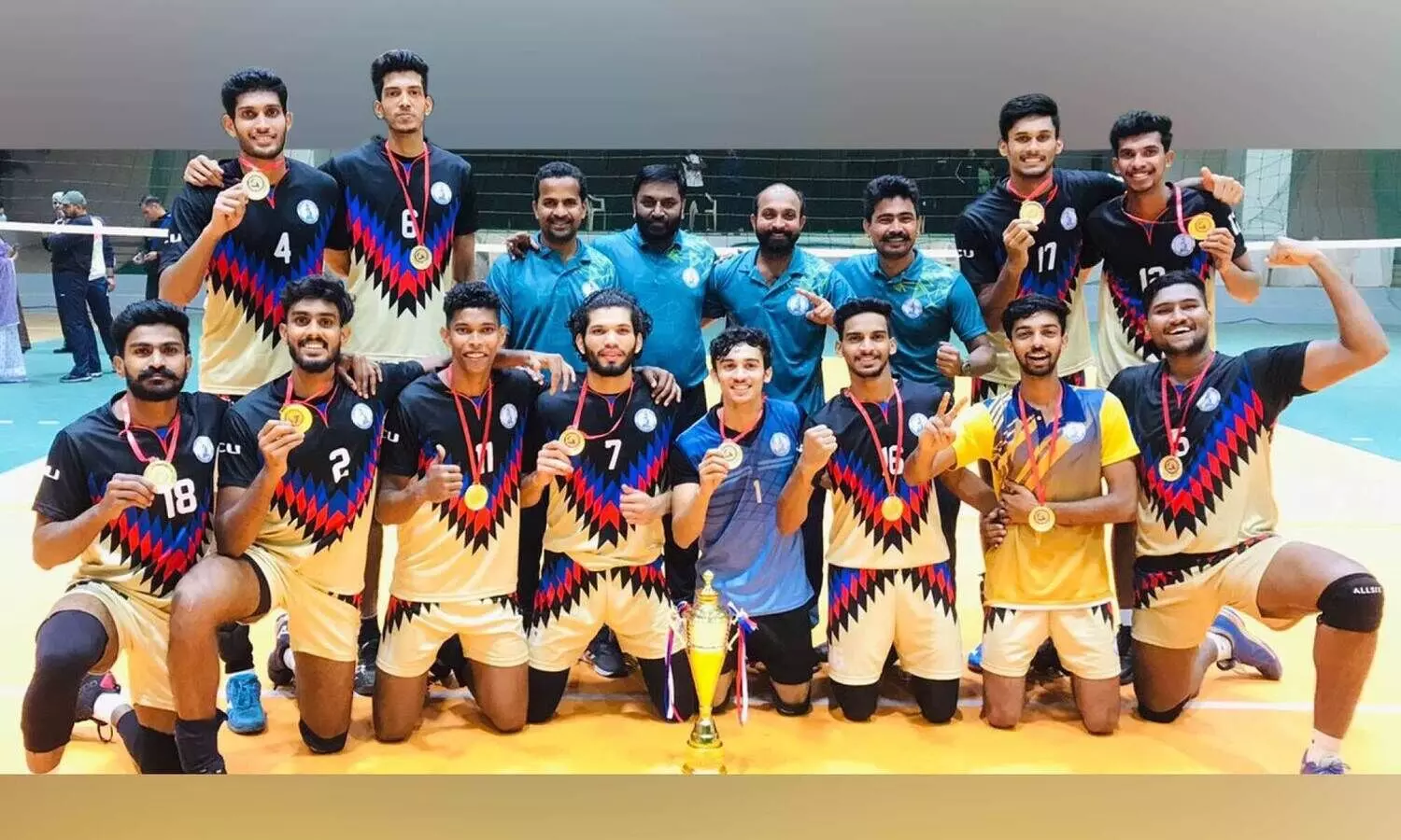 അ​ഖി​​ലേ​ന്ത്യ അ​ന്ത​ർ സ​ർ​വ​ക​ലാ​ശാ​ല വോ​ളി; കി​രീ​ടം ചൂ​ടി കാ​ലി​ക്ക​റ്റ്​