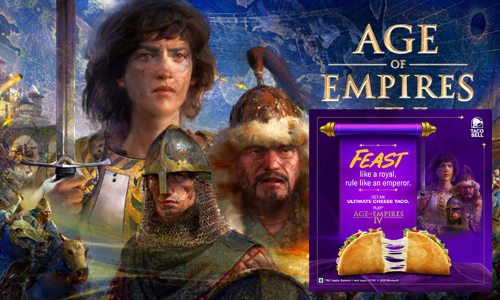 ടാക്കോ ബെല്‍ മൈക്രോസോഫ്റ്റുമായി സഹകരിക്കുന്നു; ഏജ് ഓഫ് എംപയര്‍ ഫോര്‍ പിസി ഗെയിം കോപ്പികള്‍ സമ്മാനം