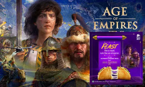 ടാക്കോ ബെല്‍ മൈക്രോസോഫ്റ്റുമായി സഹകരിക്കുന്നു; ഏജ് ഓഫ് എംപയര്‍ ഫോര്‍ പിസി ഗെയിം കോപ്പികള്‍ സമ്മാനം