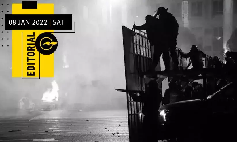 ക​സാഖ്​സ്താ​നി​ലെ സം​ഭ​വവി​കാ​സ​ങ്ങ​ൾ