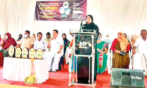 The governing body of the Kizhuparamba panchayath First Anniversary Celebration