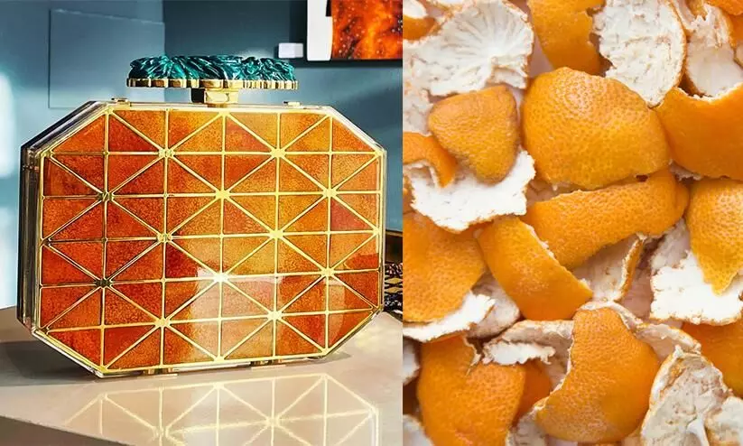 Luxury Bag Is Made Of Orange Peels